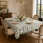 Sage Bloom Table Cover