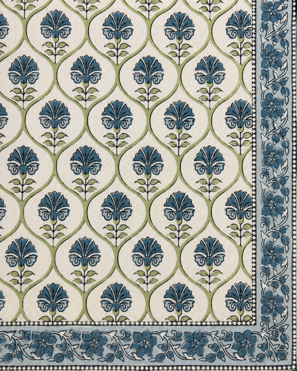 Azure Vine Table Cover