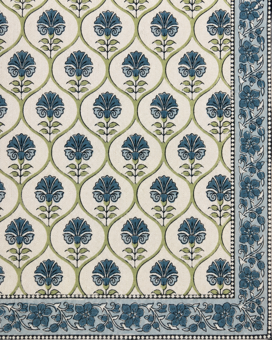 Azure Vine Table Cover