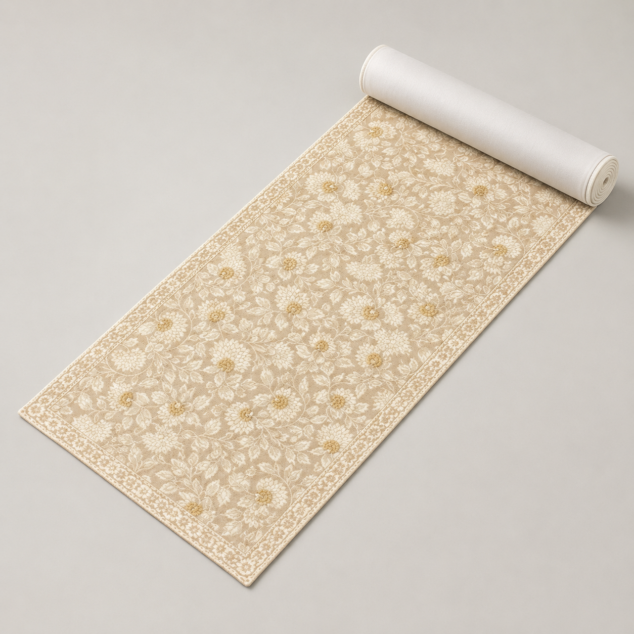 Ivory Bloom Heritage Table Runner