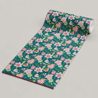Emerald Bloom Table Runner