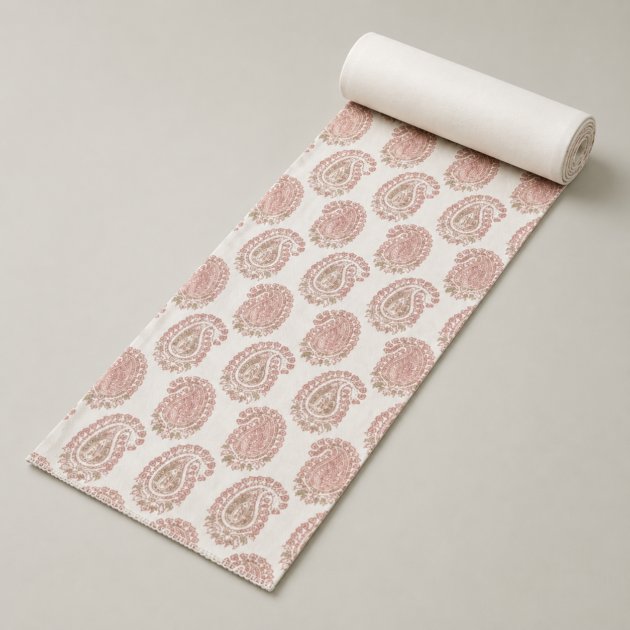 Rose Paisley Table Runner