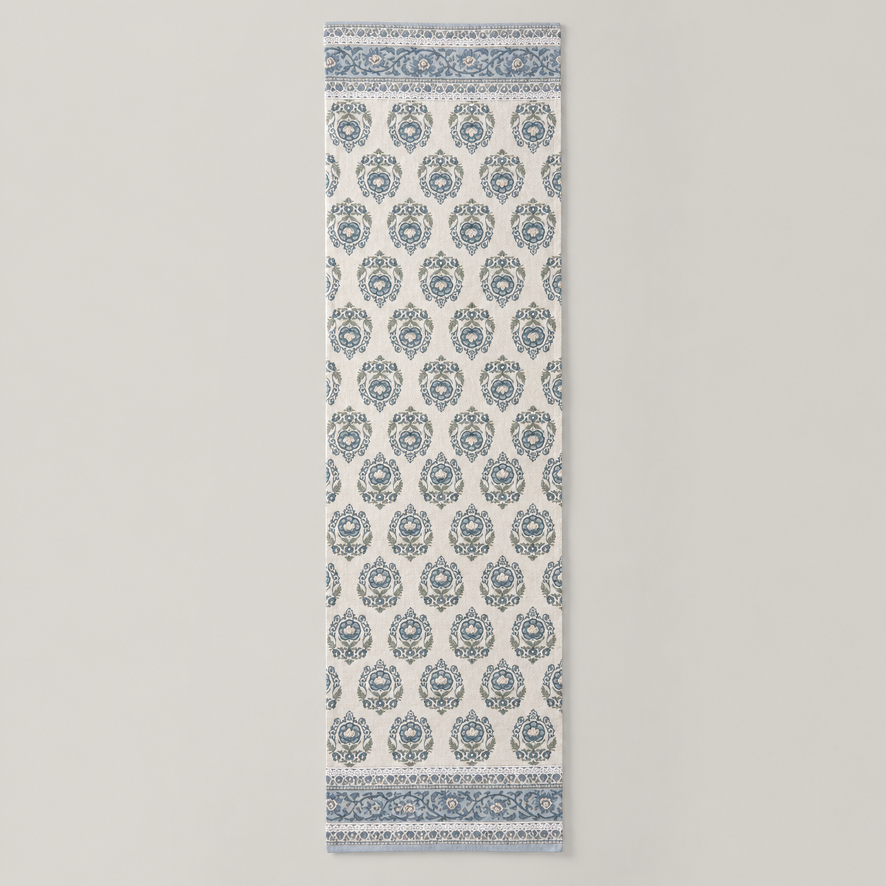 Cerulean Heritage Table Runner