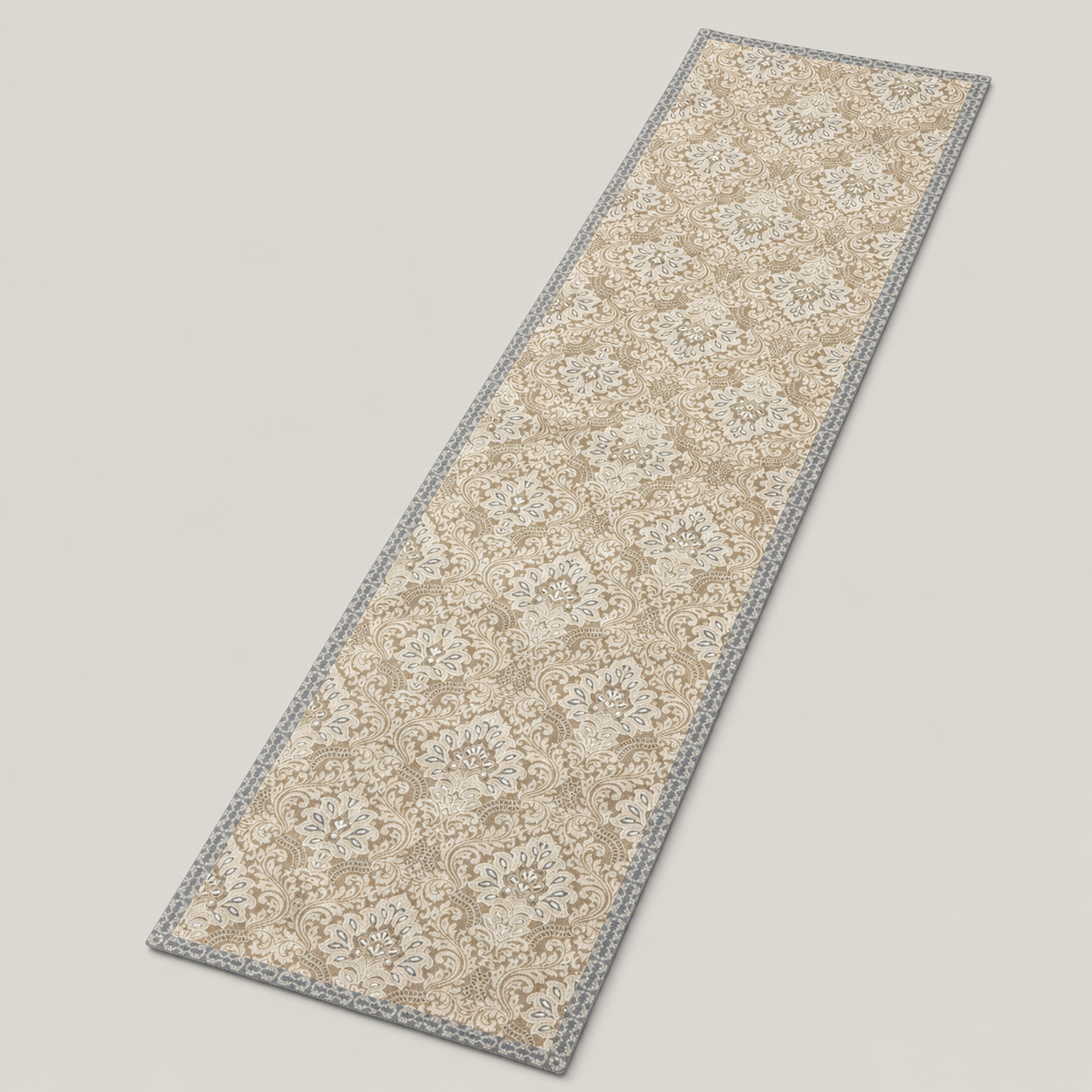 Vintage Paisley Border Table Runner