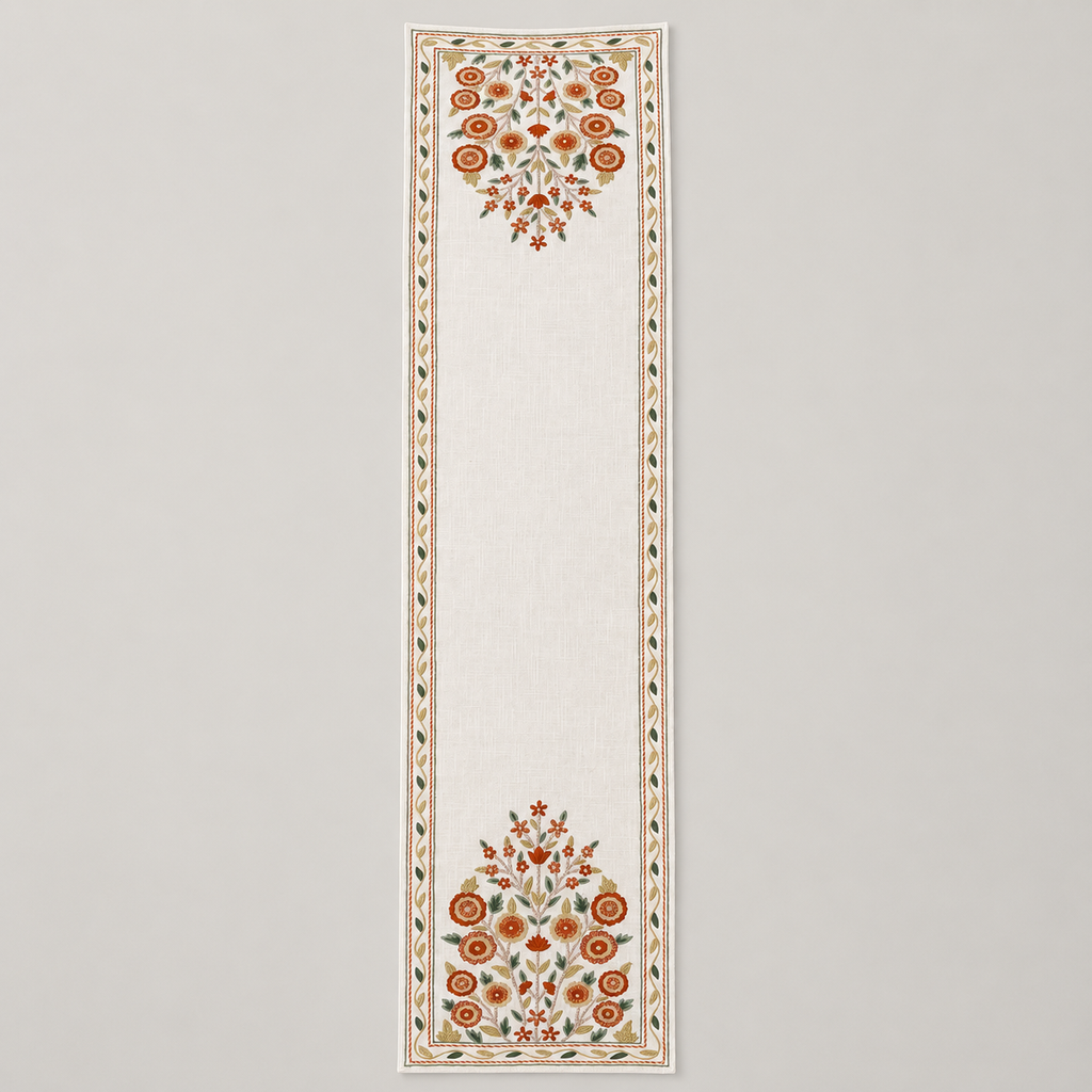 Terracotta Earthrise Botanical Runner