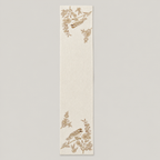 Woodland Songbird Embroidered Runner