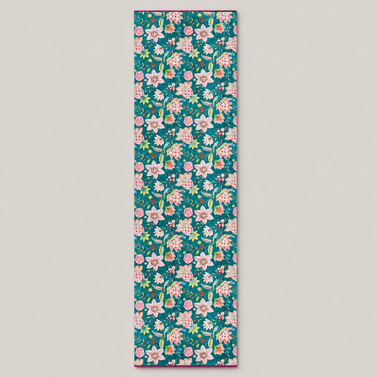 Emerald Bloom Table Runner