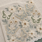 Butterfly Garden Lace Table Runner