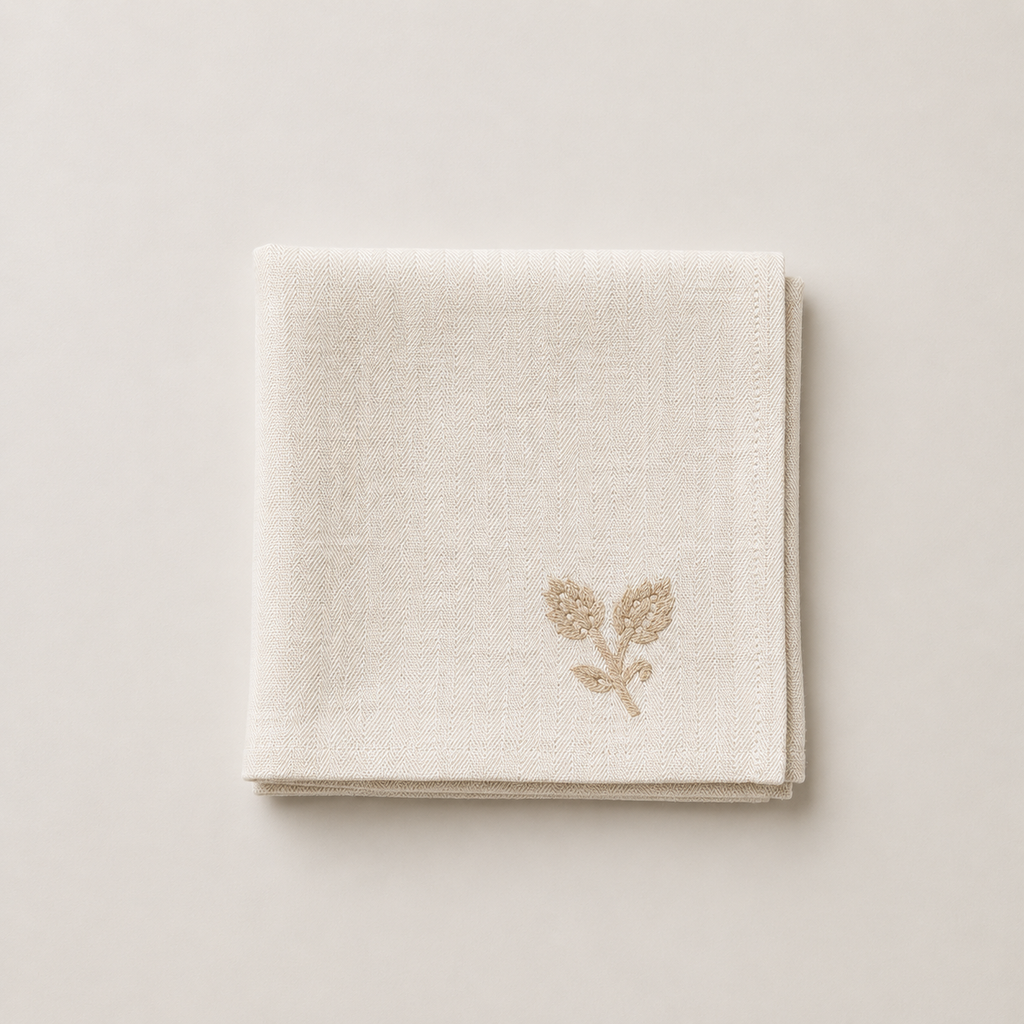 Sand Dune Vine Embroidered Placemat