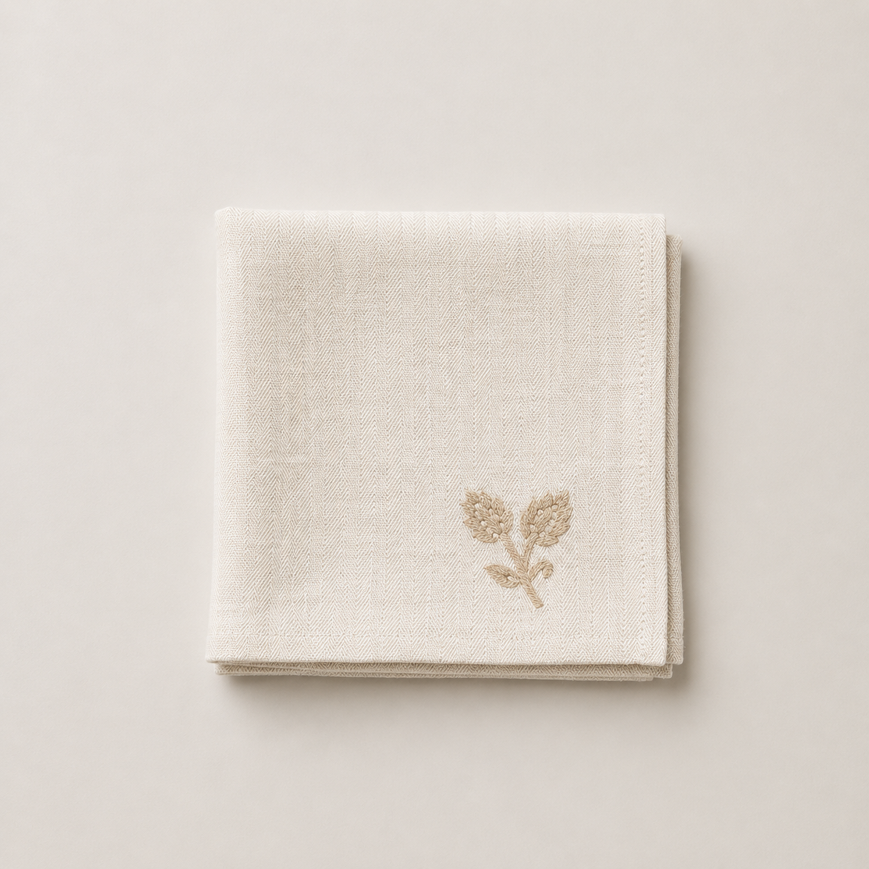 Sand Dune Vine Embroidered Placemat