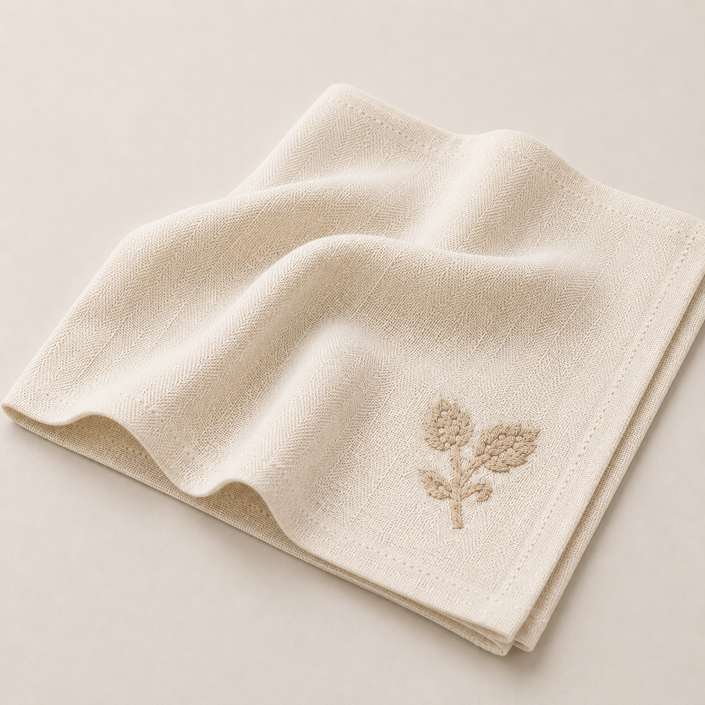 Sand Dune Vine Embroidered Placemat