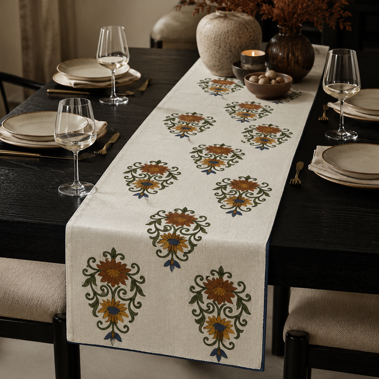 Heritage Bloom Table Runner