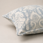 Powder Blue Ikat Cushion