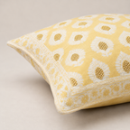 Golden Buti Border Cushion