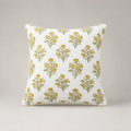 Golden Meadow Blossom Cushion