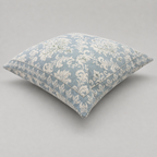 Powder Blue Damask Cushion