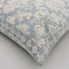 Powder Blue Damask Cushion