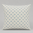 Powder Blue Damask Cushion