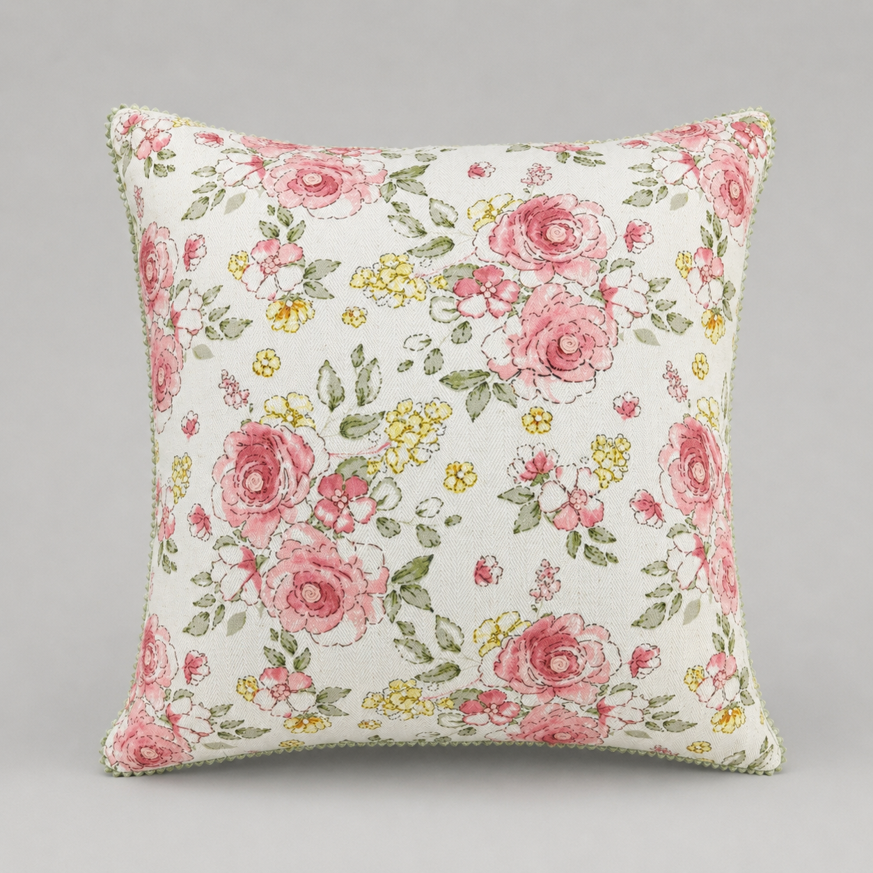 Pink Garden Blossom Cushion