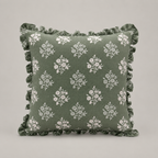 Sage Meadow Floral Cushion