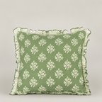 Sage Meadow Floral Cushion