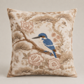 Azure Songbird Garden Cushion