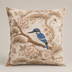 Azure Songbird Garden Cushion