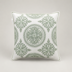 Sage Medallion Heritage Cushion