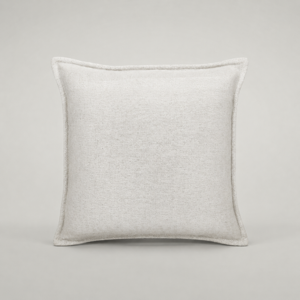 Rustic Floral Stripe Cushion