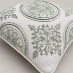 Sage Medallion Heritage Cushion