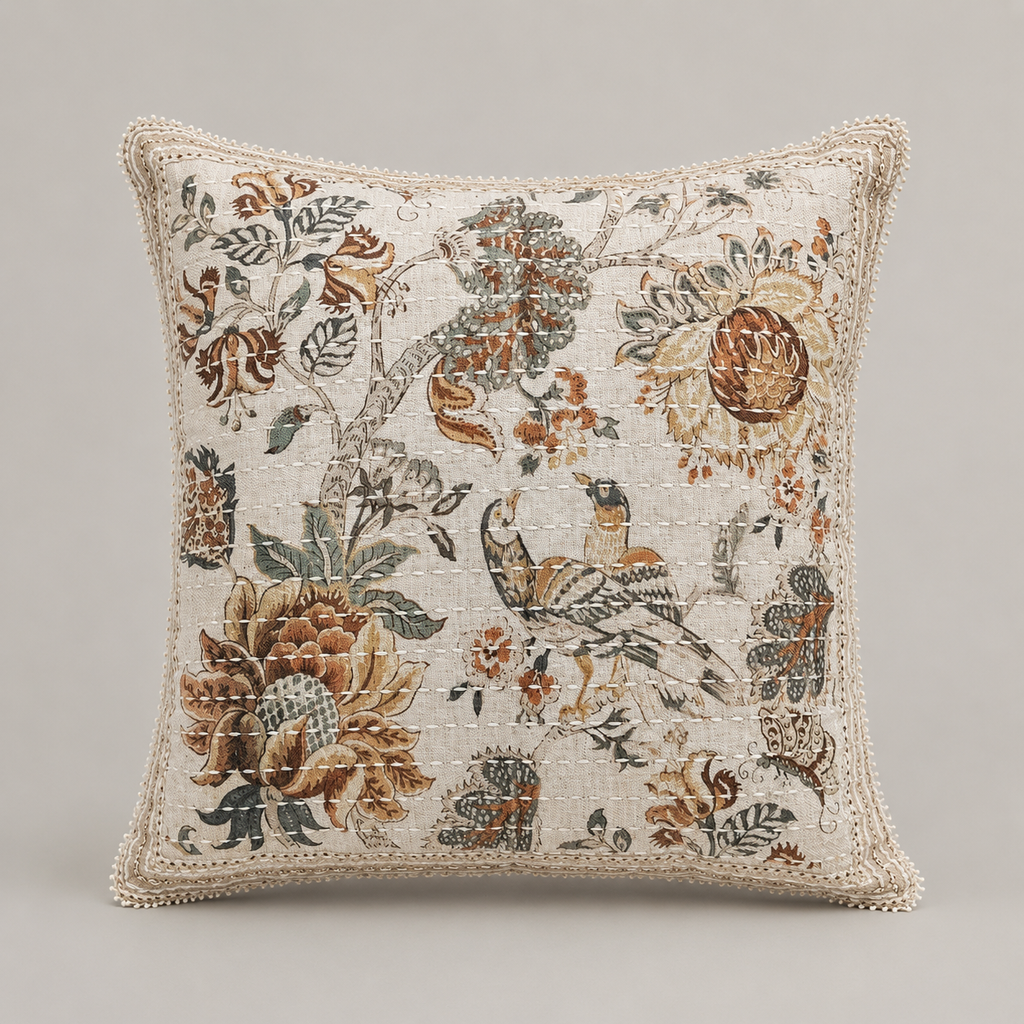 Vintage Woodland Tapestry Cushion