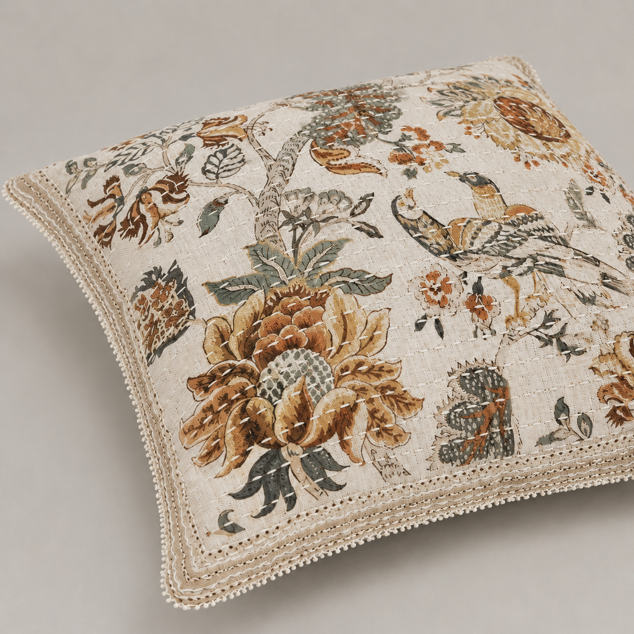 Vintage Woodland Tapestry Cushion