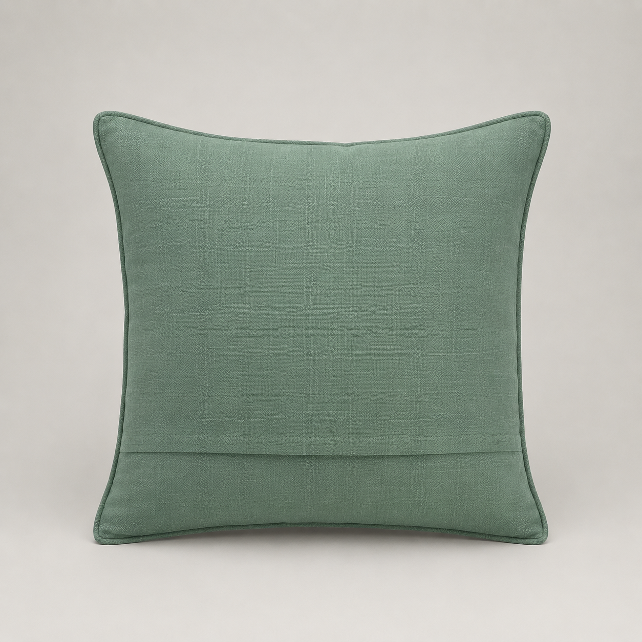 Verdant Scroll Blossom Cushion