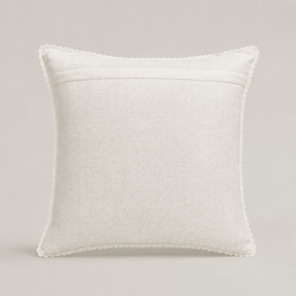 Golden Medallion Lace Cushion