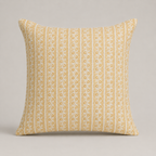 Golden Vine Floral Cushion