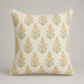 Golden Meadow Blossom Cushion