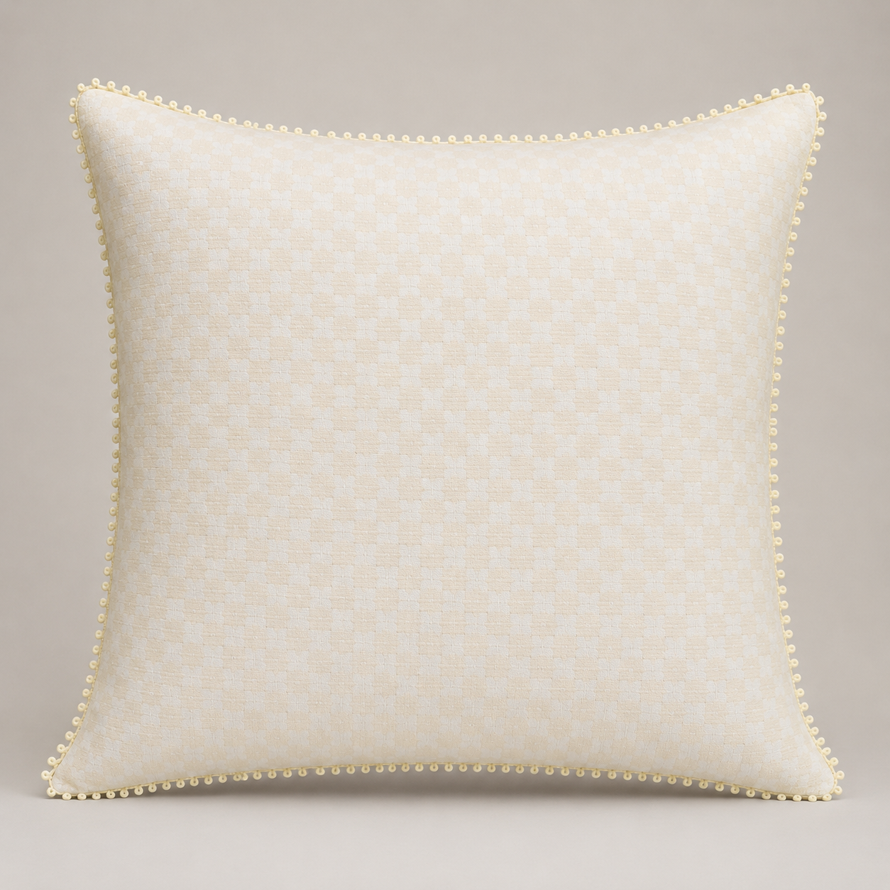 Golden Meadow Blossom Cushion