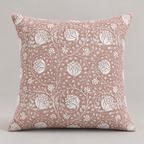 Blush Vine Paisley Cushion