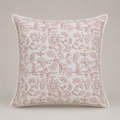 Blush Meadow Floral Cushion