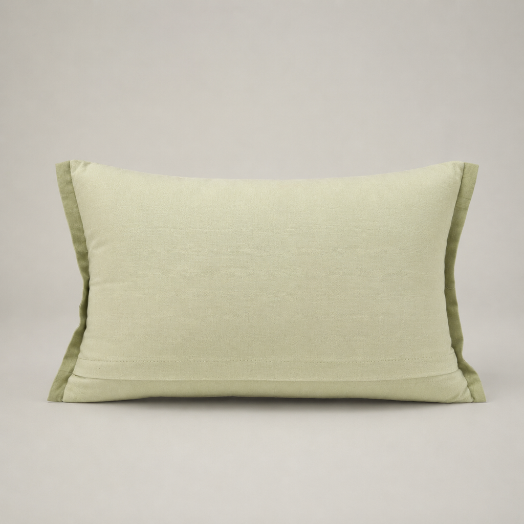 Blush Meadow Floral Cushion
