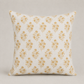 Golden Meadow Floral Cushion