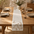 Woodland Songbird Embroidered Runner
