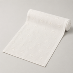 Alabaster Daisy Embroidered Runner
