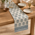 Cerulean Heritage Table Runner