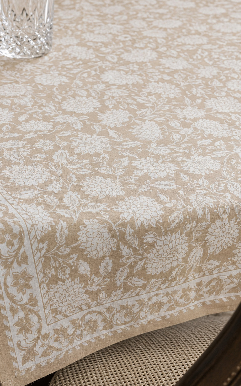 Ivory Garden Tablecloth