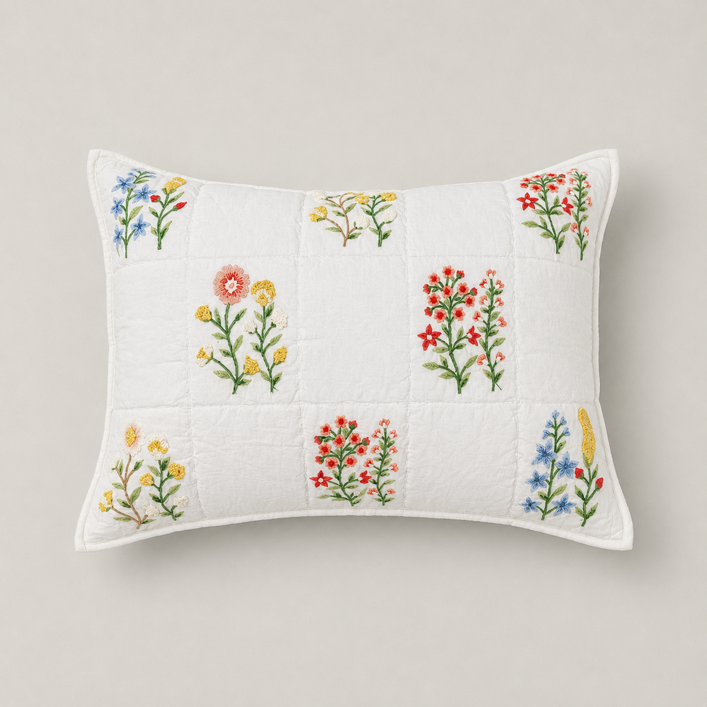 Wildflower Embroidered Comforter