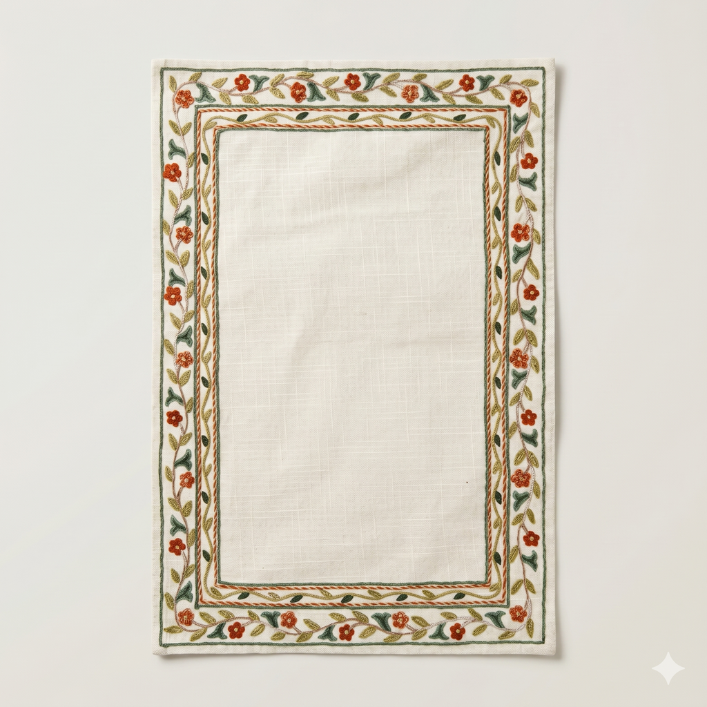 Floral Vine Placemat & Napkin Set