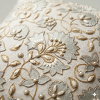 Vintage Meadow Floral Cushion