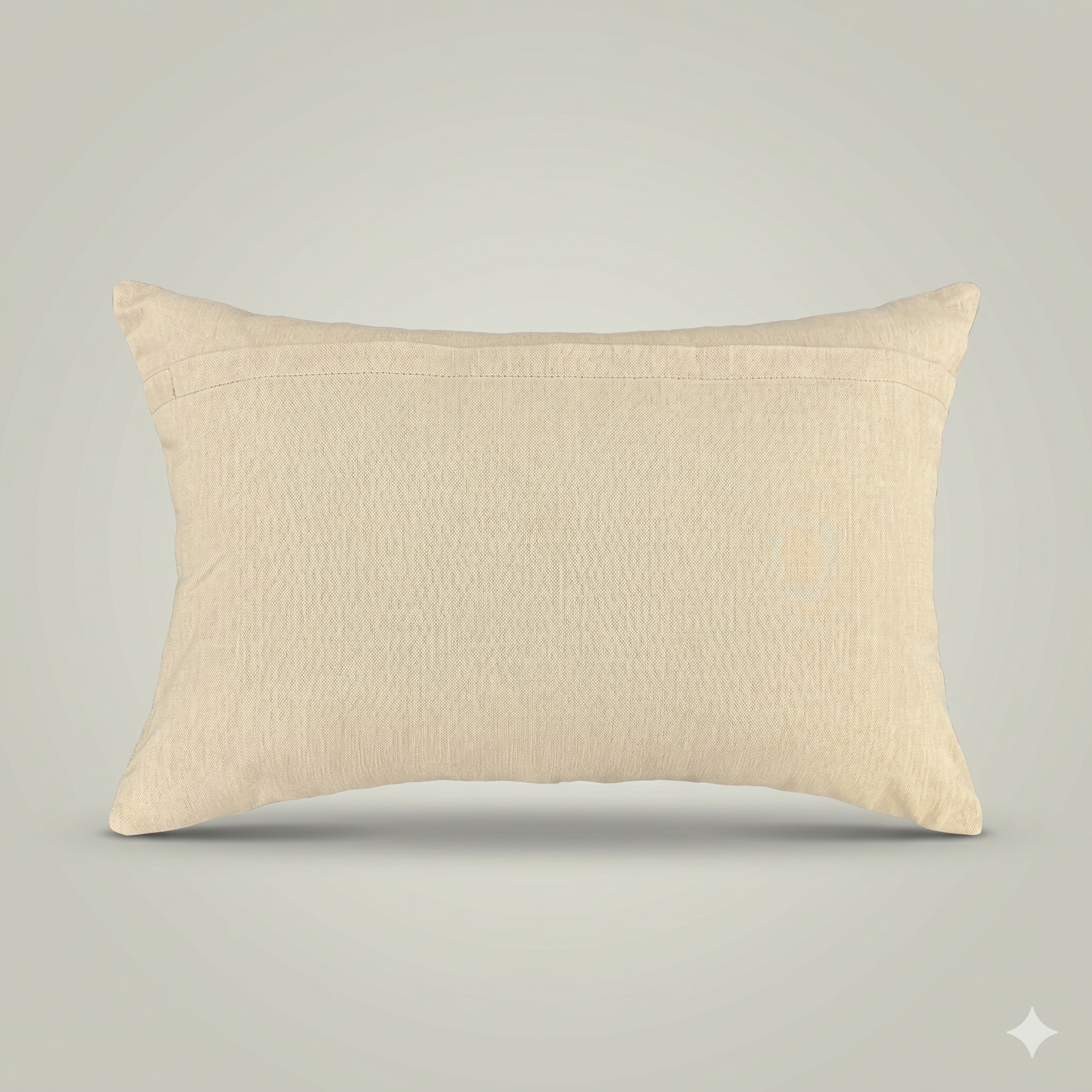 Grey Daisy Trellis Cushion