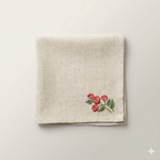 Meadow Sprig Embroidered Placemat & Napkin Set